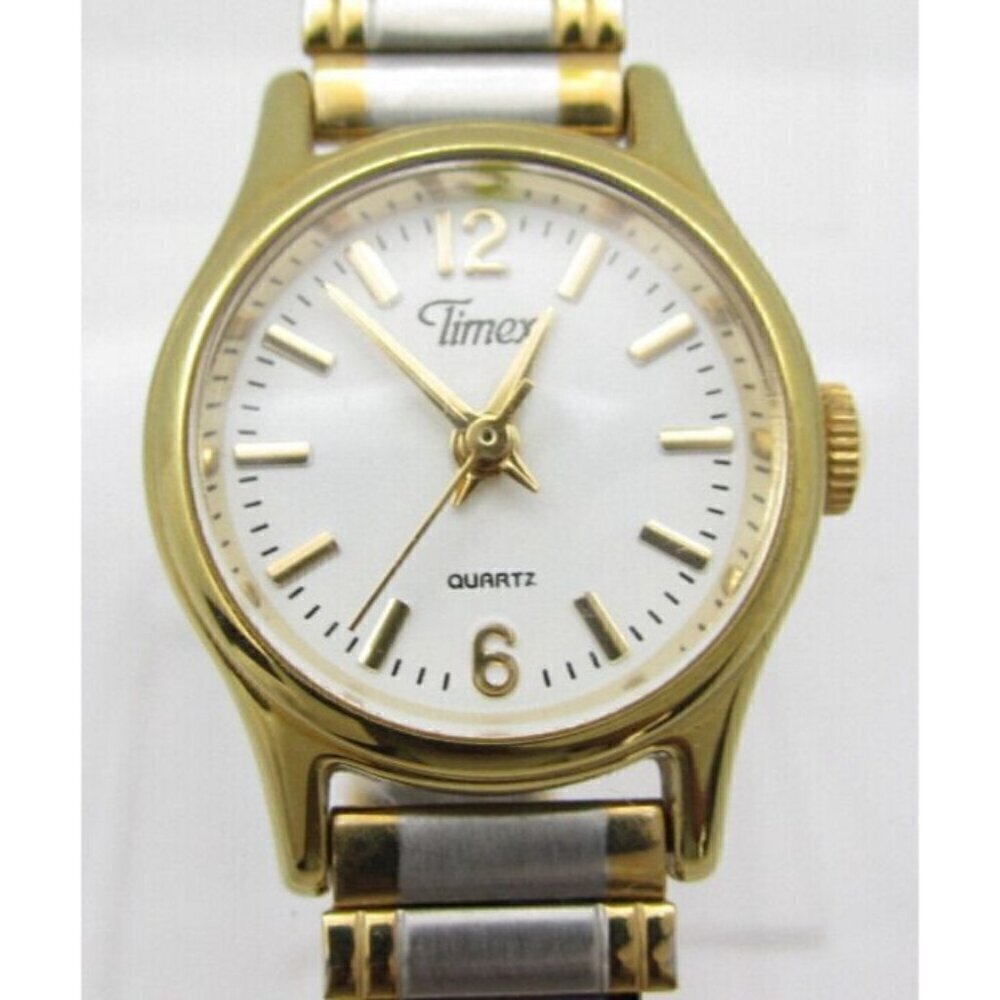 Women Timex Quartz WR Analog 19mm Dial Round Watch‎ (H66) "New Battery"
